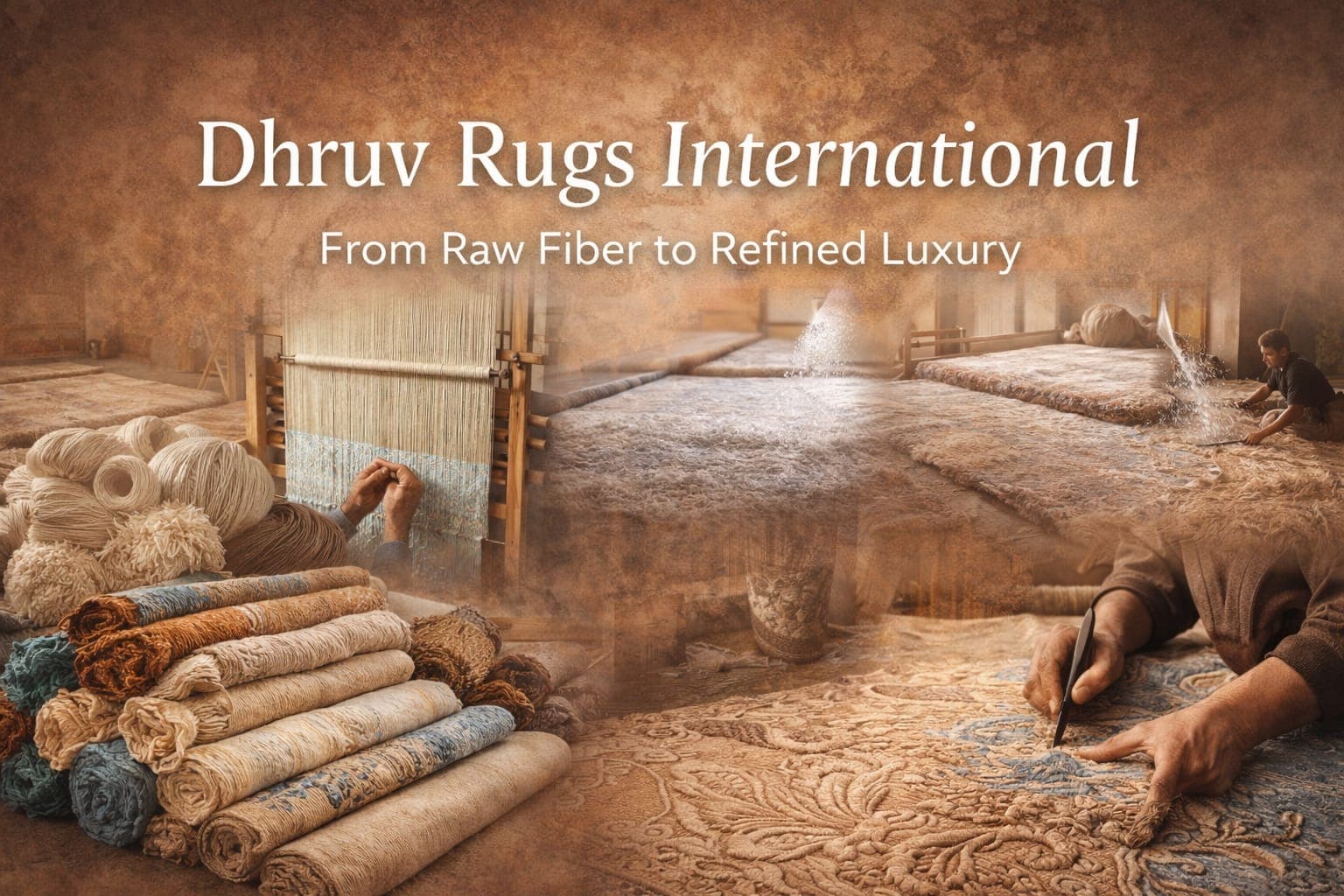 DhruvRugs International: From Raw Fiber to Refined Luxury — The Complete Journey of Craftsmanship