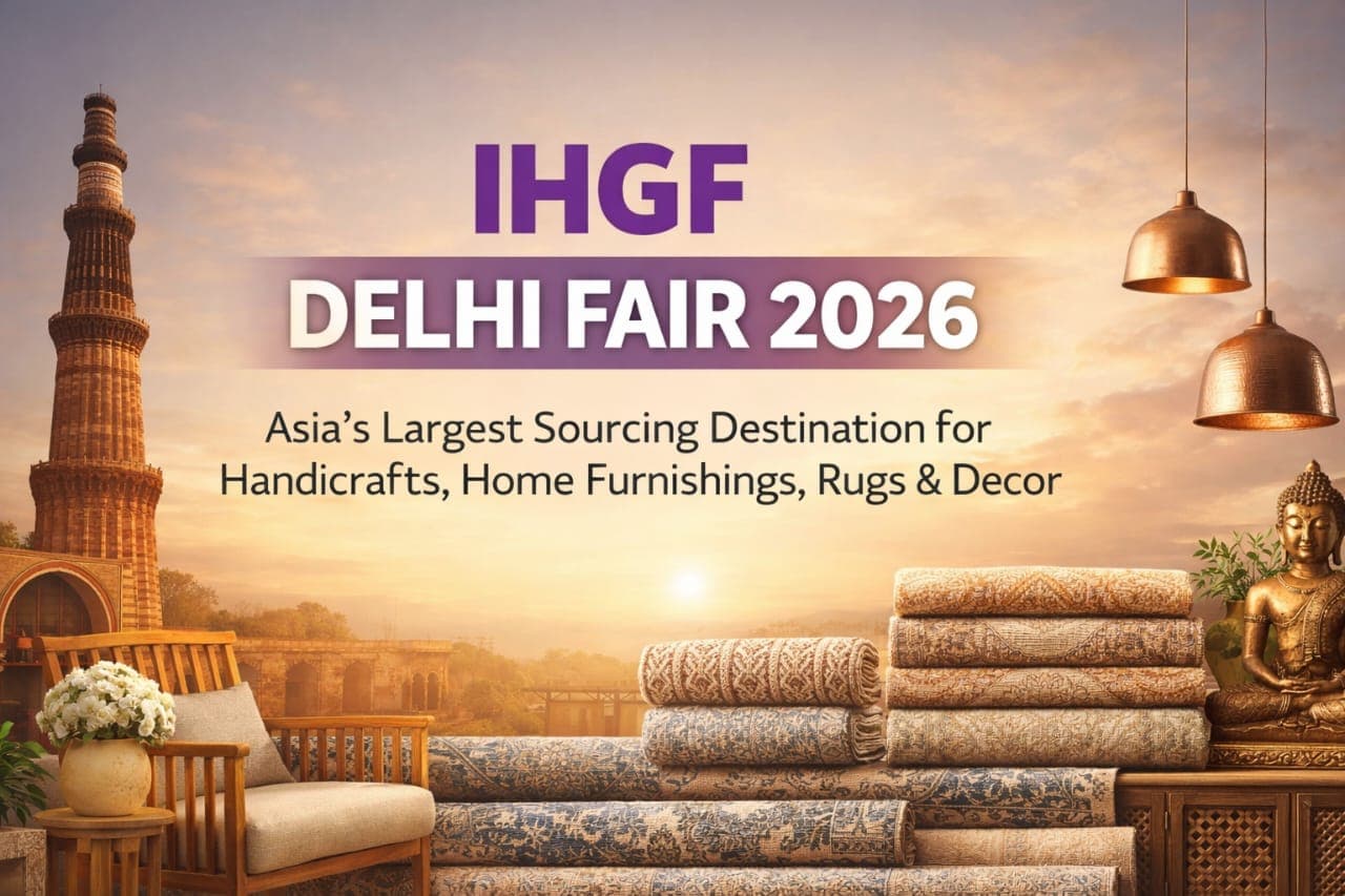 IHGF Delhi Fair 2026: Asiaâs Largest Sourcing Destination for Handicrafts, Home Furnishings, Rugs, and Global Design