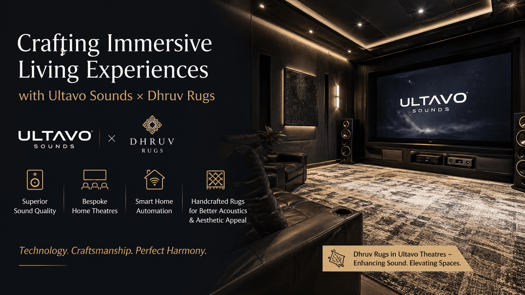 Crafting Immersive Living Experiences: Ultavo Sounds Ă DhruvRugs Collaboration