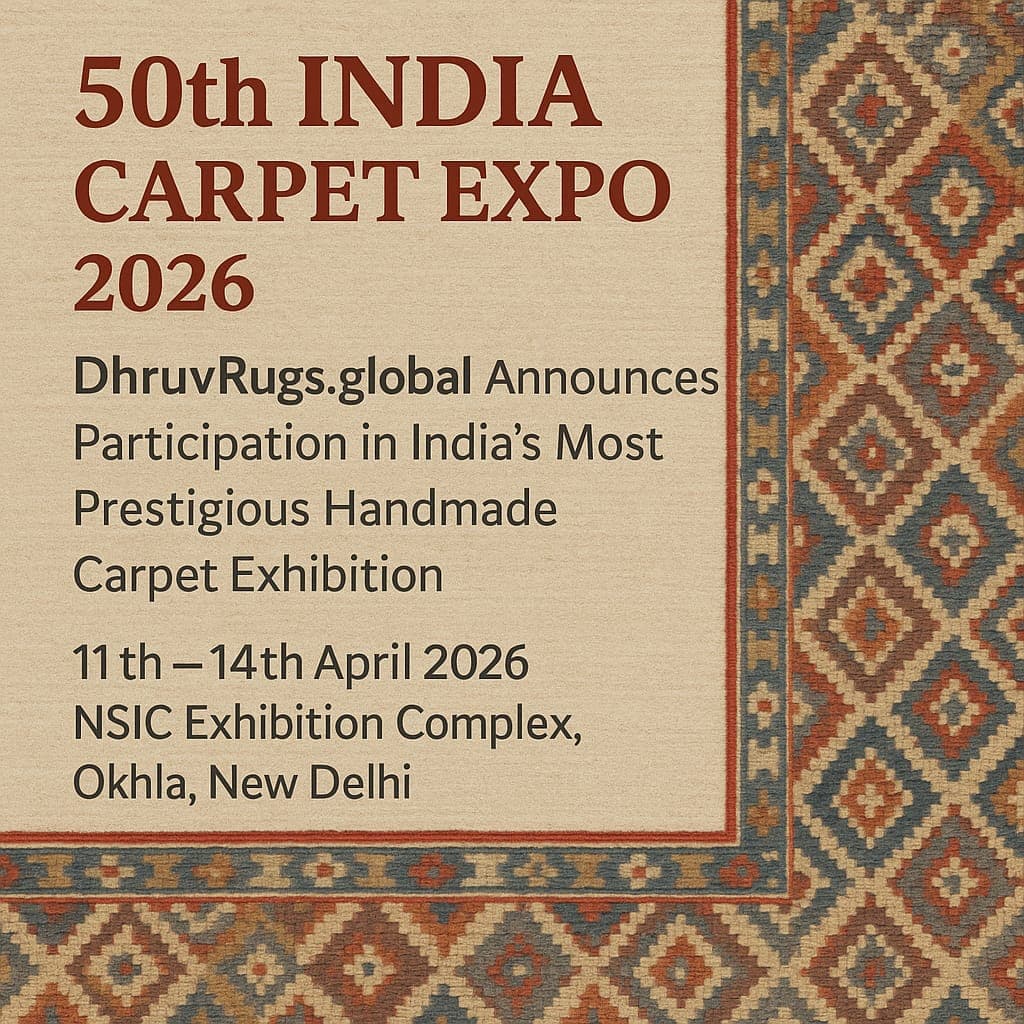 50th India Carpet Expo 2026 â DhruvRugs.global Announces Participation in Indiaâs Most Prestigious Handmade Carpet Exhibition